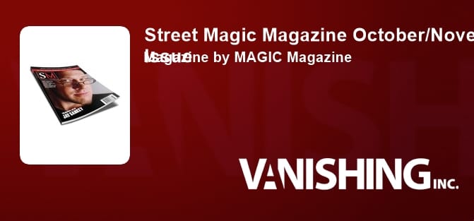 Street Magic Magazine October/November 2007 Issue