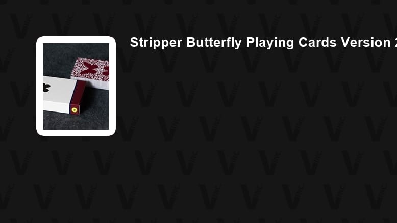 Stripper Butterfly Playing Cards (Version 2 | Marked)