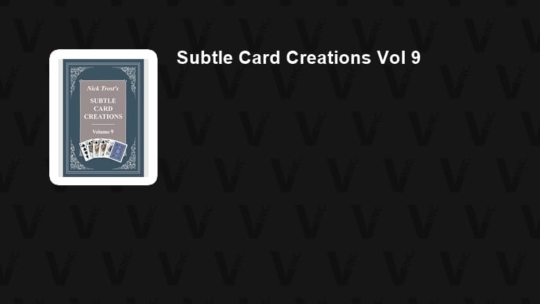 Subtle Card Creations Vol 9
