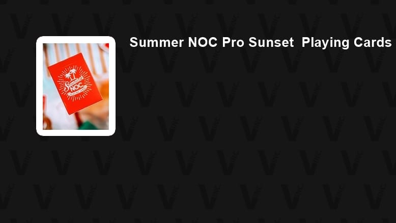 Summer NOC Pro Playing Cards