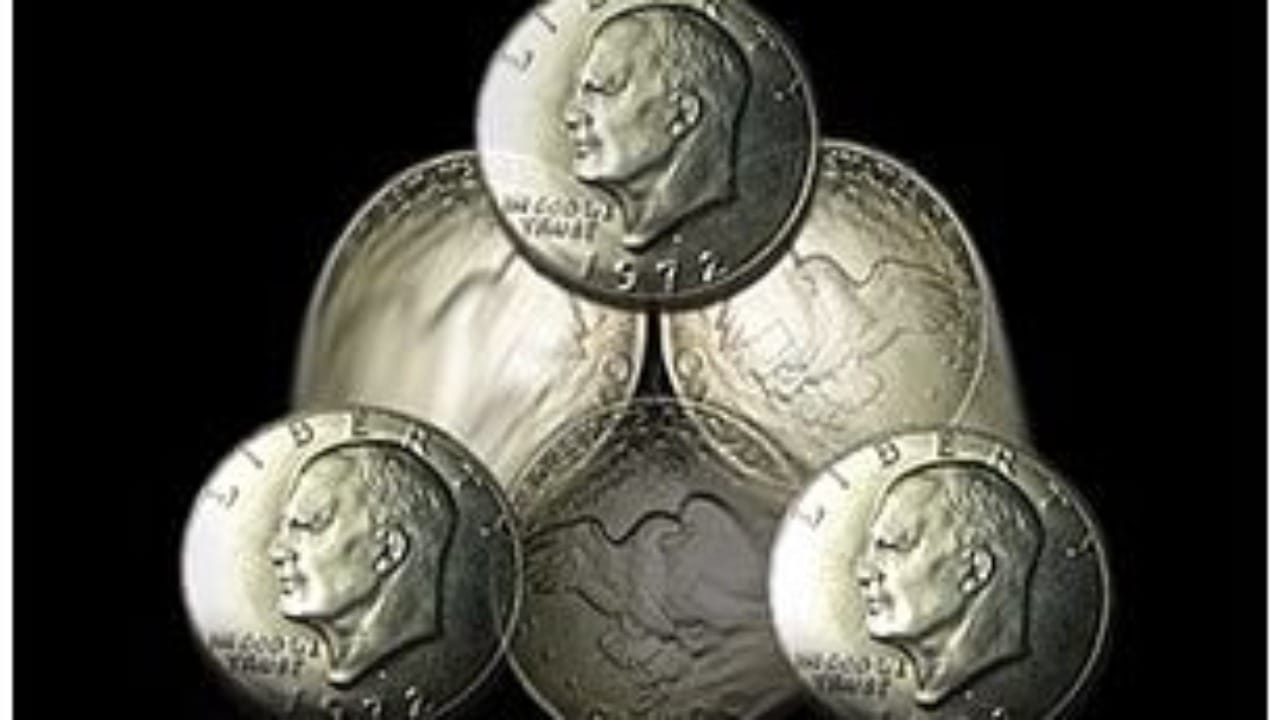 Super Triple Coin (Eisenhower Dollar) Gimmicked Coin