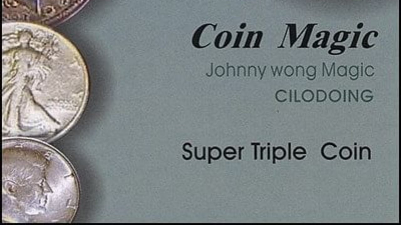 Super Triple Coin (Half Dollar) Gimmicked Coin