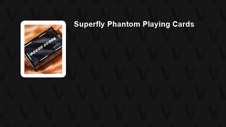 Superfly Phantom Playing Cards