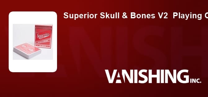 Superior Skull & Bones V2 Playing Cards