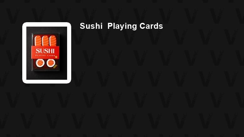 Sushi  Playing Cards