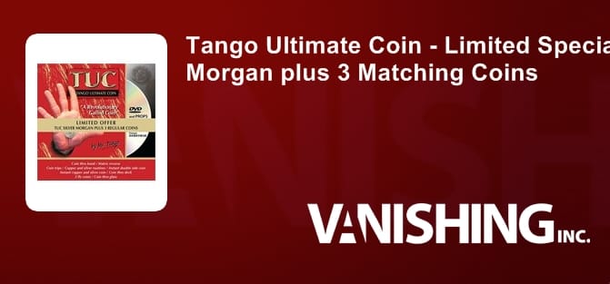 Tango Ultimate Coin - Silver Morgan Dollar (w/ 3 Matching Coins) Gimmicked Coin