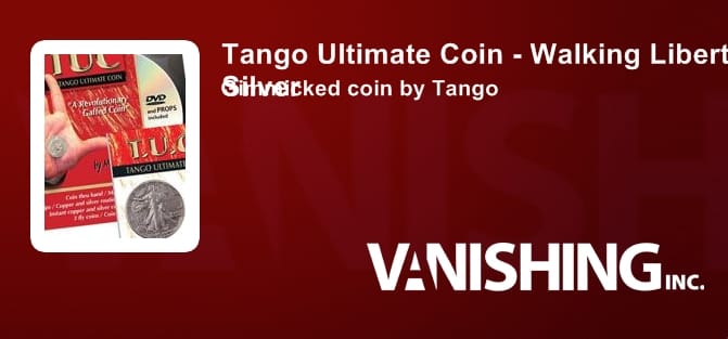Tango Ultimate Coin - Walking Liberty Half Dollar (Silver) Gimmicked Coin