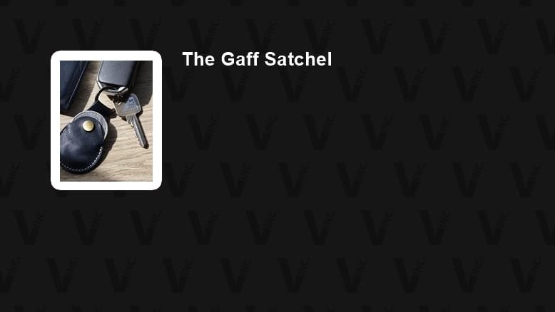 The Gaff Satchel
