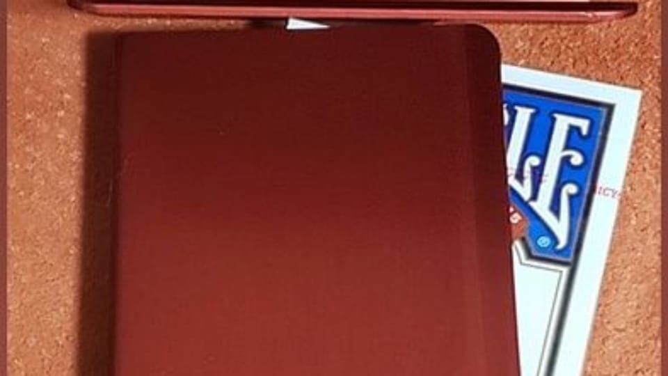 Flat-Spine Porper Card Clip