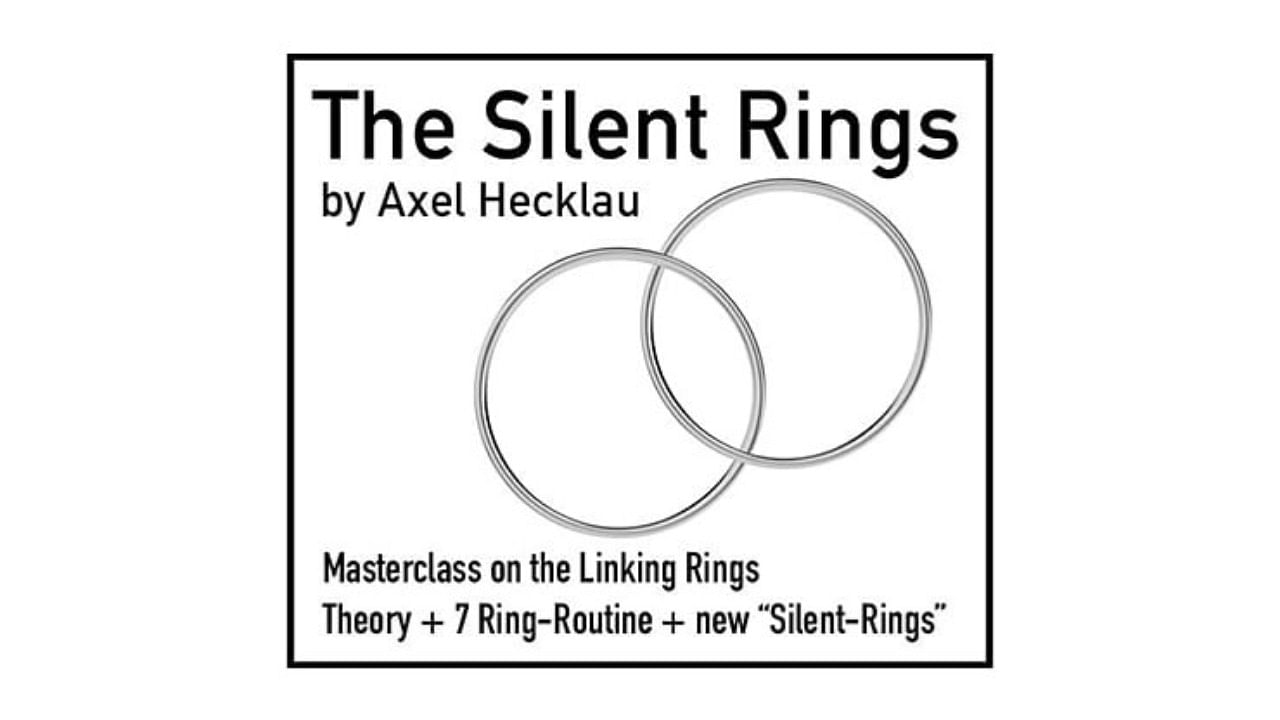 4X Chinesische Zauber Ringe Verknüpfungsringe Magische Magic Trick Linking Rings 