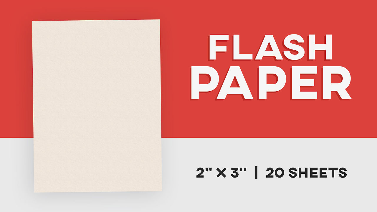 1pcs 50X20cm Fire Paper Flash Flame Paper Magic Props T X HV 