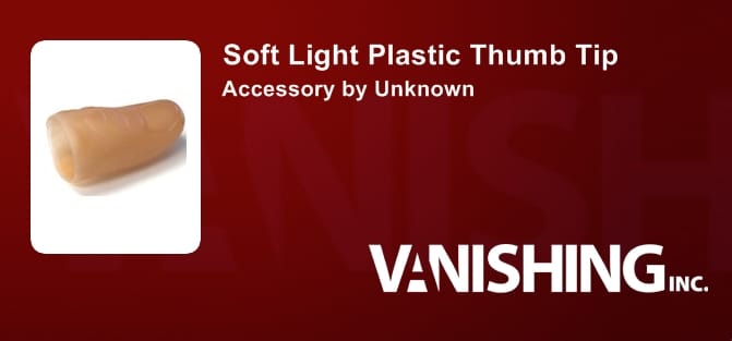 Soft Light Plastic Thumb Tip Accessory