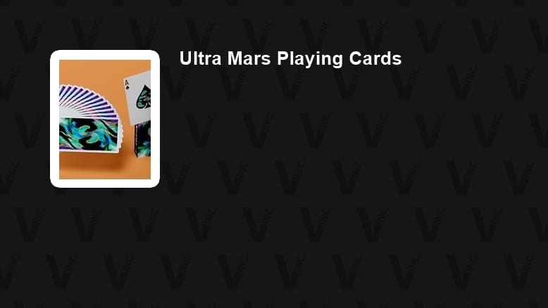 Ultra Mars Playing Cards