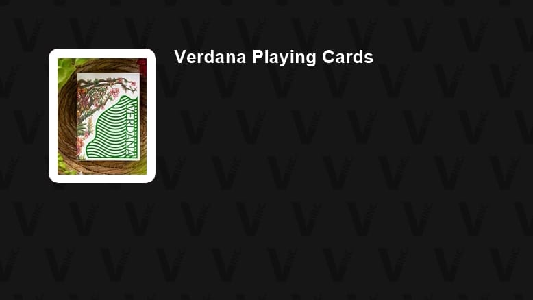 Verdana Playing Cards