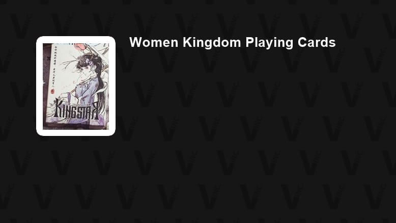 Women Kingdom Playing Cards