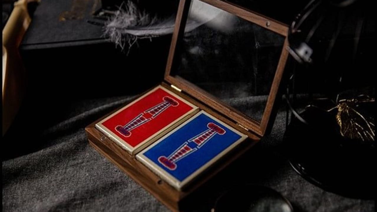 Wooden Playing Card Collection Box (2-Deck) Accessory