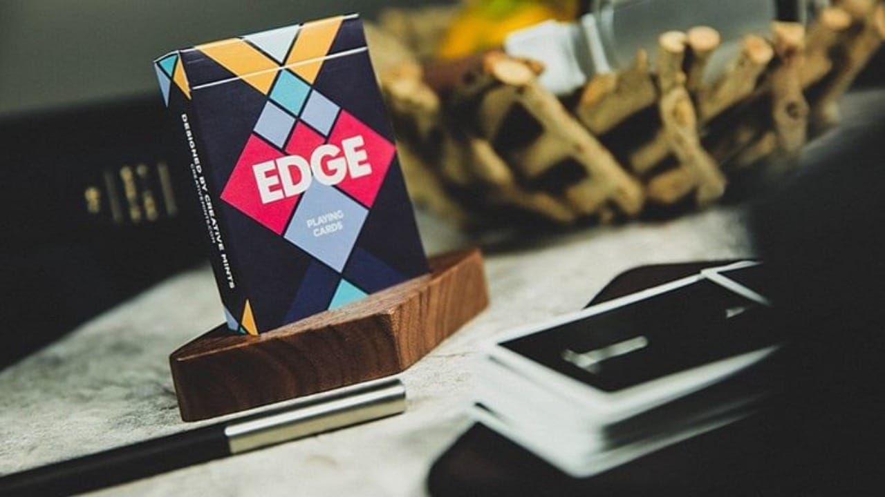 Wooden Playing Card Display Accessory