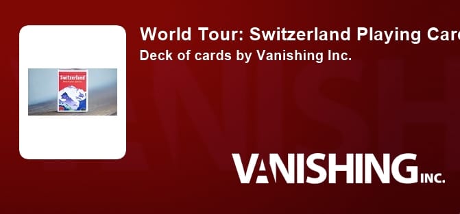 World Tour: Switzerland Playing Cards Deck of Cards