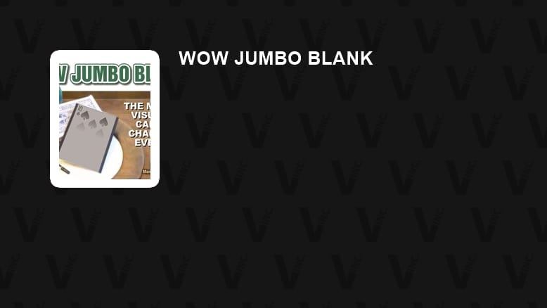 WOW Jumbo Blank