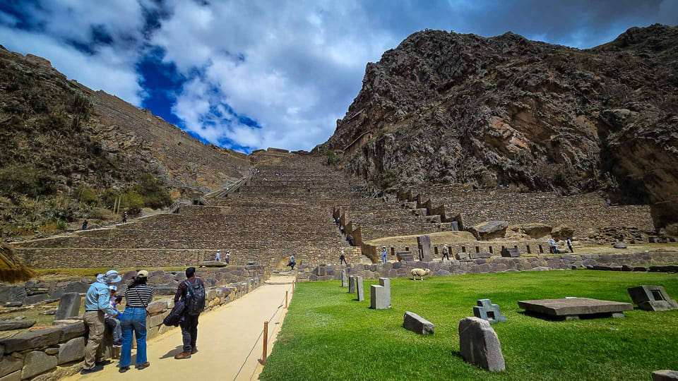 Sacred Valley terraces and mountains