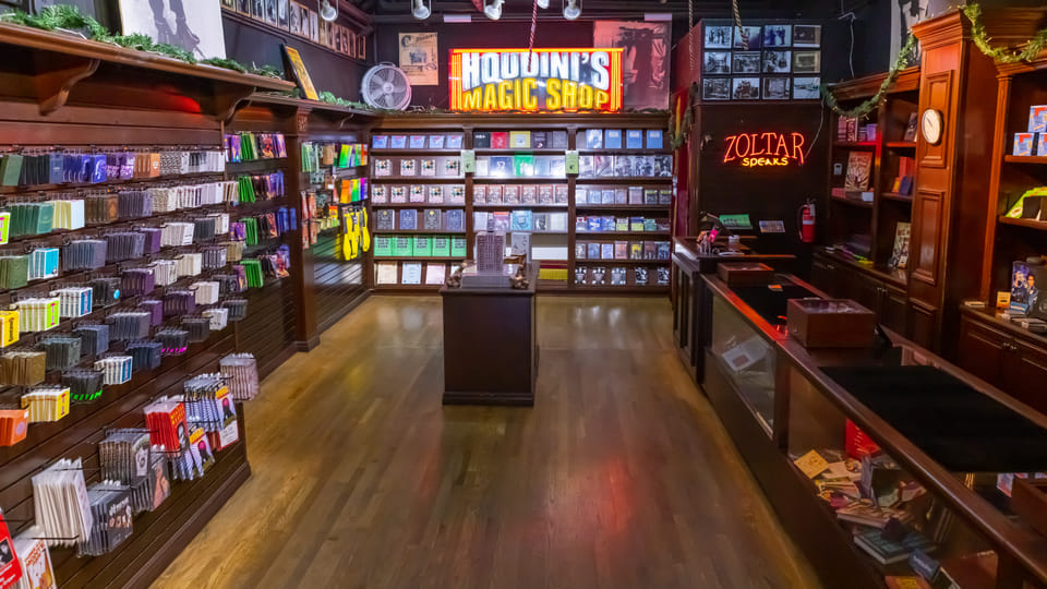 Vanishing Inc. Magic Shop at Pier 39, San Francisco - Interior view of the magic store
